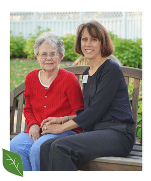 mmh resident with caregiver